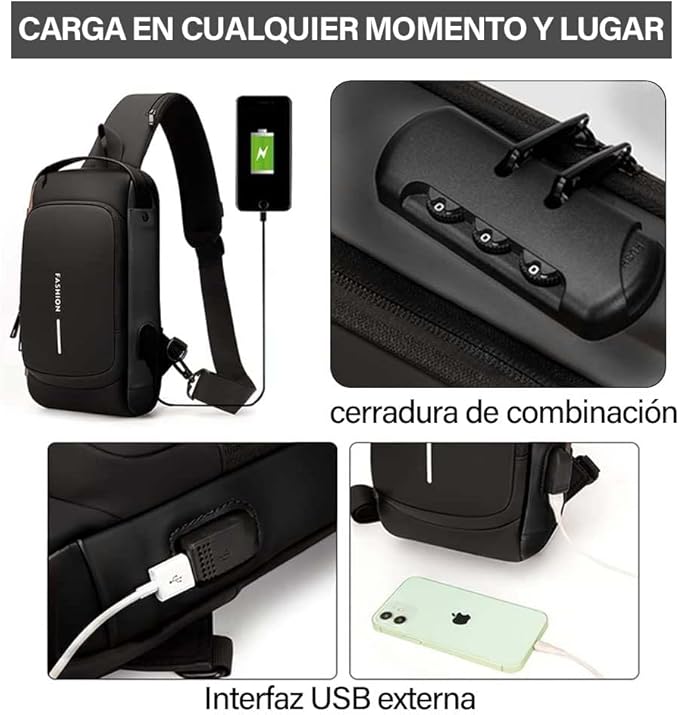 BOLSO TIPO BANDOLERA ANTIROBO