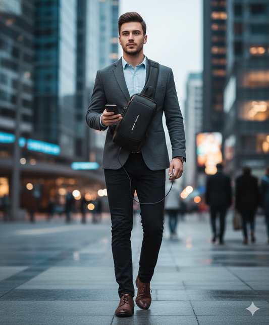 BANDOLERA ANTIROBO C/USB